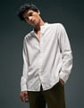 Flying Machine Vertical Striped Regular Fit Shirt