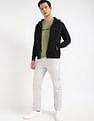 Tommy Hilfiger Solid Regular-Fit Cotton Hodded Sweatshirt