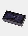 Arrow Men Blue Pre Tied Patterned Bow Tie