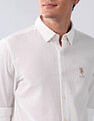 U.S. Polo Assn. Denim Co. Pure Cotton Regular Fit Dobby Shirt