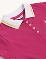 U.S. Polo Assn. Kids Girls Solid A-Line Dress