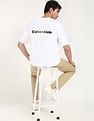 Calvin Klein Jeans Logo Relaxed-Fit Cotton T Shirt