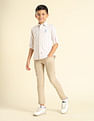 U.S. Polo Assn. Kids Boys Vertical Striped Regular Fit Shirt