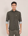 U.S. Polo Assn. Spread Collar Printed Casual Shirt