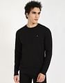 Calvin Klein Jeans Textured Regular-Fit Cotton Sweater