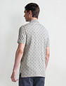 Arrow Sports Geometric Print Regular Polo Shirt