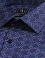Arrow Geometric Print Satin Shirt