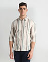 U.S. Polo Assn. Denim Co. Vertical Stripe Slim Fit Shirt