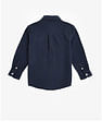 Tommy Hilfiger Kids Boys Solid Regular Fit Seersucker Woven Shirt
