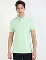 Tommy Hilfiger Solid Slim-Fit Cotton Polo Shirt
