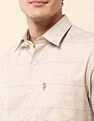 U.S. Polo Assn. Windowpane Checked Tailored Fit Shirt