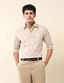U.S. Polo Assn. Windowpane Checked Tailored Fit Shirt