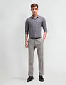 Arrow Slim Fit Solid Pattern Shirt