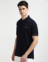 Tommy Hilfiger Solid Zipper Polo Shirt