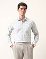 Arrow Liberty Classic Fit All Over Printed Ceremonial Shirt