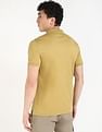 Calvin Klein Jeans Solid Regular-Fit Cotton Polo T-Shirt