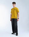 Flying Machine Typographic Printed Relaxed Fit T-Shirt