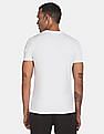 Calvin Klein Men White Slim Fit Punjab Monogram Print T-Shirt