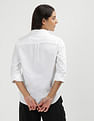 Tommy Hilfiger Solid Oxford Relaxed Fit Shirt