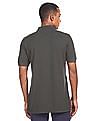 U.S. Polo Assn. Ribbed Collar Solid Polo Shirt