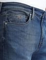 Flying Machine Mid Rise Slash Slim Tapered Fit Jeans