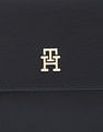 Tommy Hilfiger Solid Black PU Bag