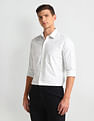Arrow Manhattan Slim Windowpane Checked Shirt