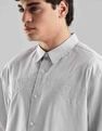 Calvin Klein Jeans Vertical Stripes Regular Fit Oxford Woven Shirt