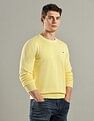 Tommy Hilfiger Solid Regular-Fit Cotton Sweater