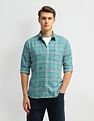 Arrow Sport Slim Fit Herringbone Shirt