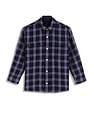 Tommy Hilfiger Boys Blue Plaid Checked Shirt