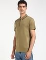Calvin Klein Jeans Solid Regular Fit Cotton Polo Shirt