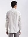 Calvin Klein Jeans Vertical Stripes Regular Fit Dobby Woven Shirt