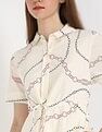 Tommy Hilfiger Cotton Spread Collar A-Line Dress