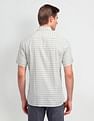 Arrow Sport Micro Checked Cotton Shirt