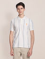U.S. Polo Assn. Vertical Stripe Birdseye Polo Shirt