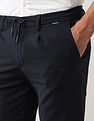 Arrow Newyork Mid Rise Textured Trousers