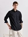 Calvin Klein Jeans Solid Regular Fit Dobby Woven Shirt
