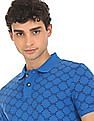 U.S. Polo Assn. Denim Co. Brand Print Cotton Pique Polo Shirt