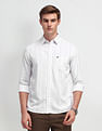 Arrow Sport Manhattan Slim Fit Vertical Striped Shirt