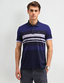 Arrow Sport Horizontal Striped Polo Shirt