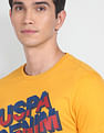 U.S. Polo Assn. Denim Co. Crew Neck Brand Print Pure Cotton T-Shirt
