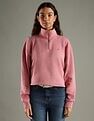 Tommy Hilfiger Regular Fit Cotton Half-Zip Sweatshirt