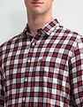 Arrow Sport Gingham Checks Cotton Shirt