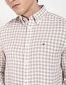 Tommy Hilfiger Checks Regular-Fit Linen Shirt
