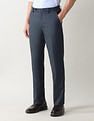 Arrow Textured Regular Fit Dobby Trousers