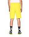 Calvin Klein Men Yellow Drawstring Waist Brand Logo Shorts