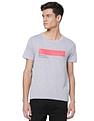 AD by Arvind Crew Neck Printed T-Shirt