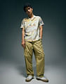 Flying Machine Cobain Loose Fit Pure Cotton Cargos