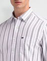 Arrow Sport Oxford Vertical Striped Shirt